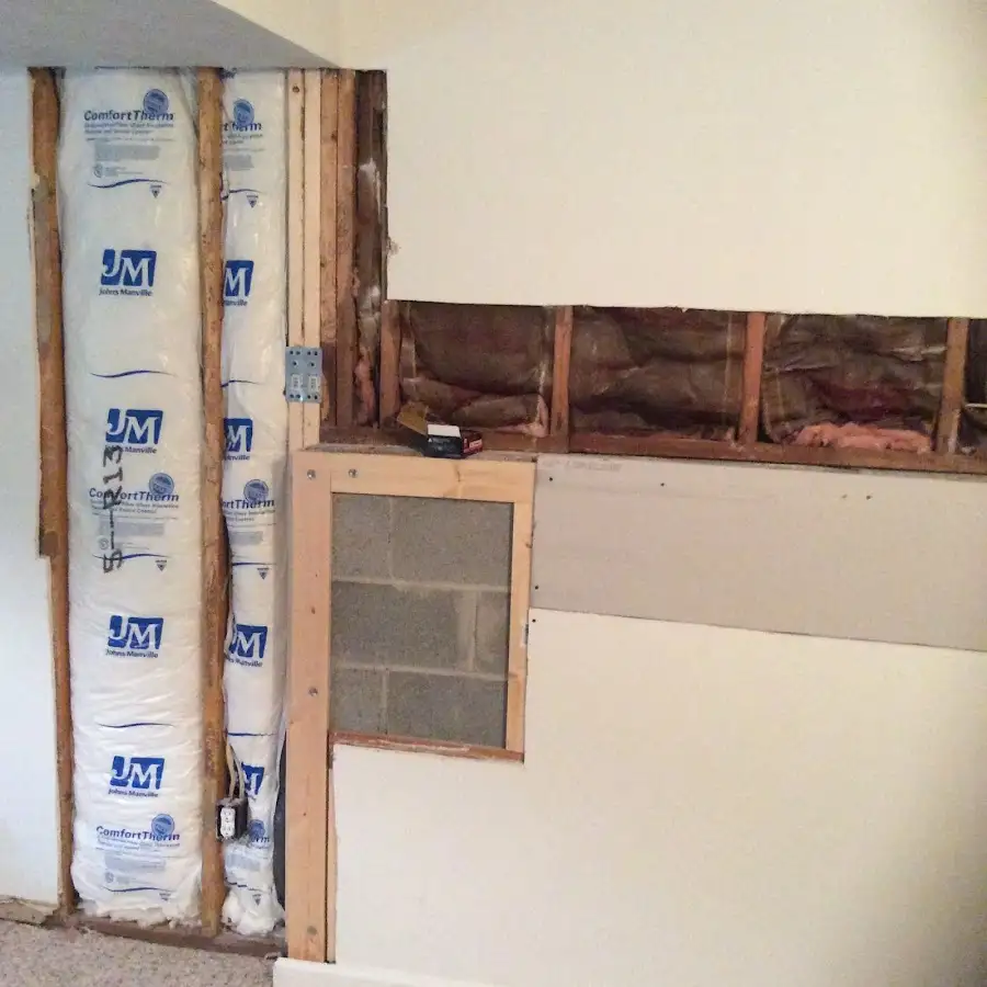 Wall insulation replacement during Structural Drying in Groveport